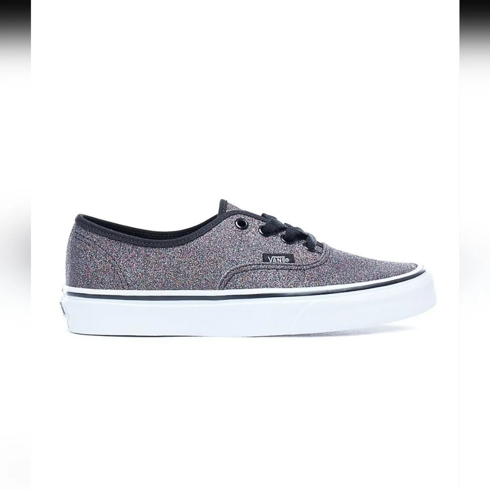 Vans, Authentic 'Glitter -‎ Rainbow Black' Trainers, Size 7 - Picture 15 of 15